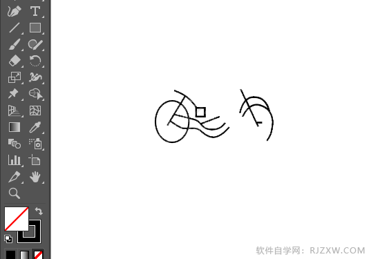 ai画禁止摩托车通行标识