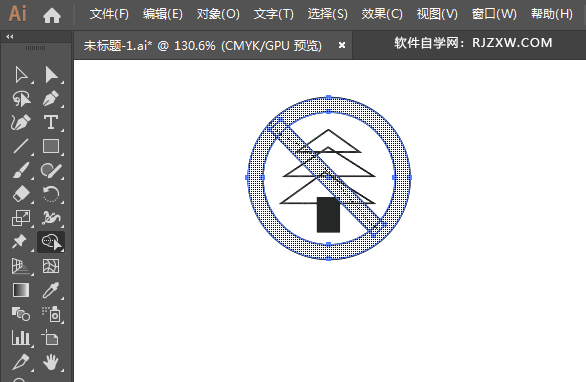 ai画禁止植物标识的方法