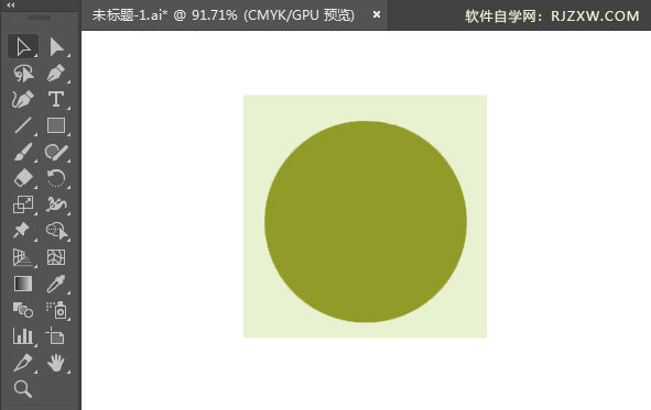ai绘制会堂标识的方法