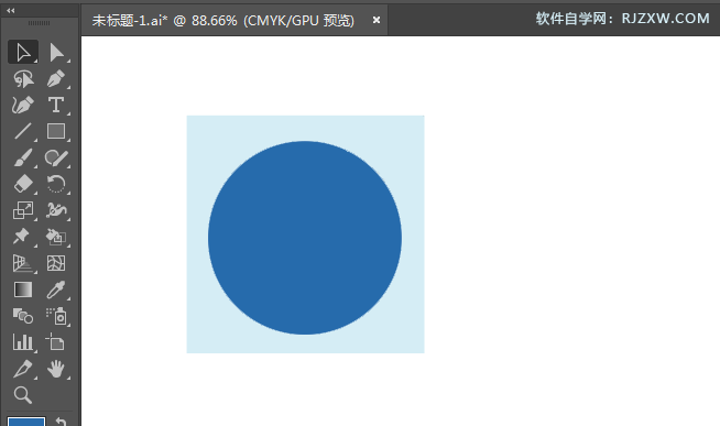 ai画收银标识的方法