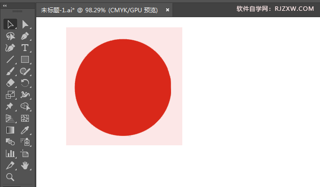 ai画医科大学标识的方法
