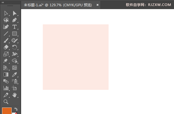 ai绘制面食标识的方法