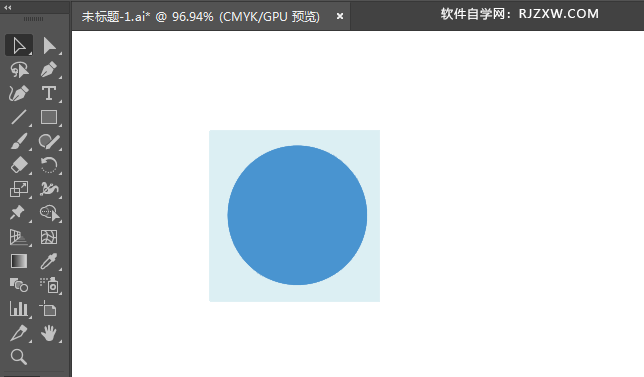 ai绘制公交车标识的方法