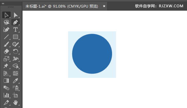 ai绘制超市标识的方法