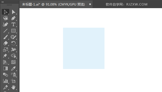 ai绘制手机体验标识的方法