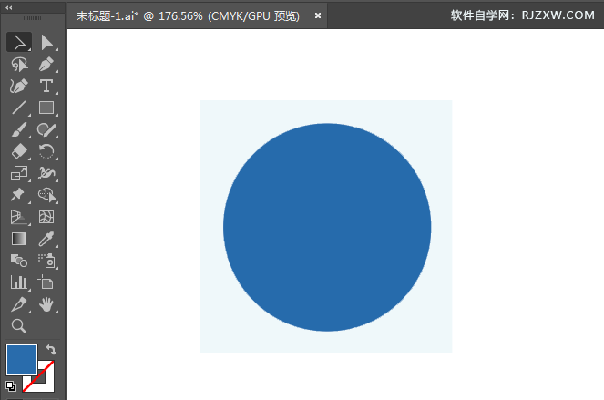 ai绘制中国移动标识的方法