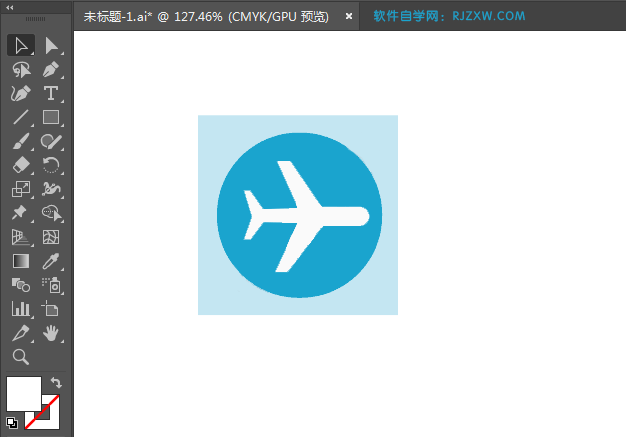 ai绘制飞机场标识的方法