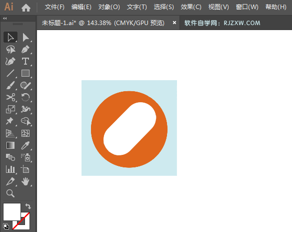 ai绘制药店标识的方法
