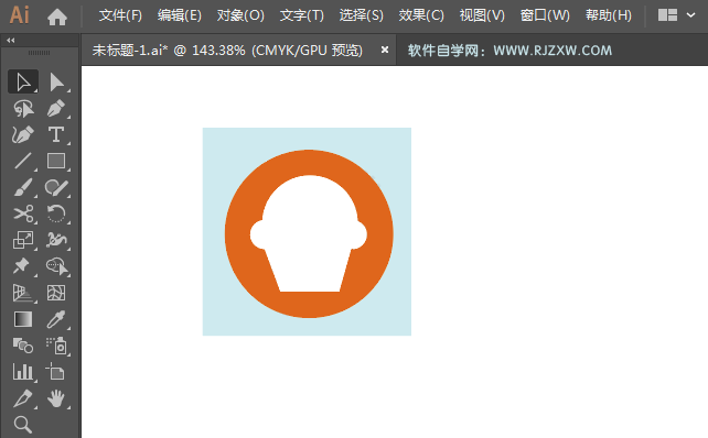 ai绘制甜品店标识的方法