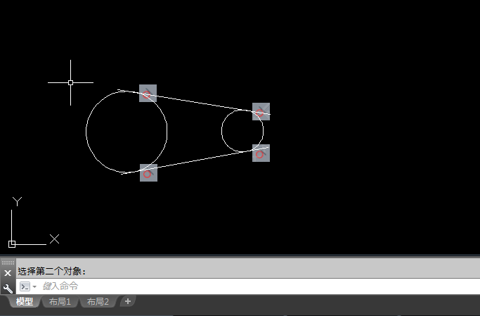 cad怎么相切约束圆与直线