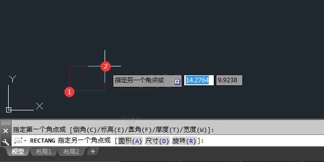 cad矩形里面一个叉怎么画又是什么意思