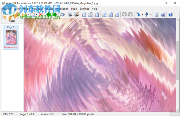 Able Tiff Annotations为图片设置波浪特效的方法
