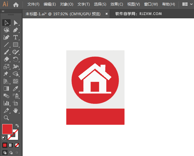 小区标识图标的绘制