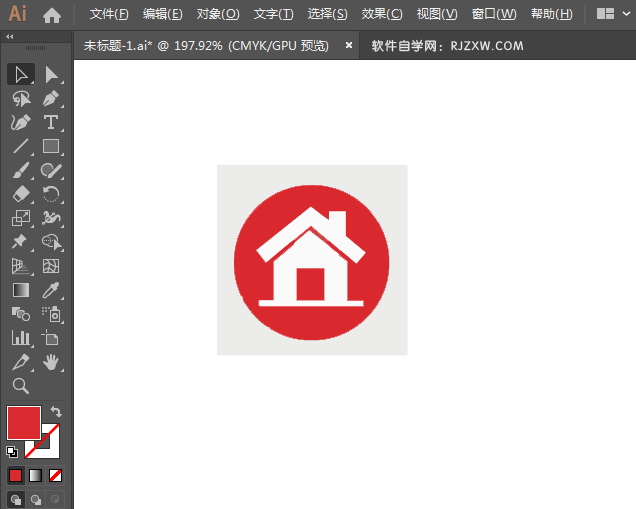 小区标识图标的绘制