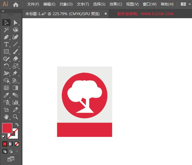 滨河公园标识绘制的方法