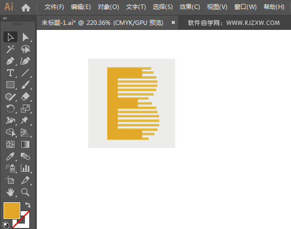 光大银行LOGO绘制的方法