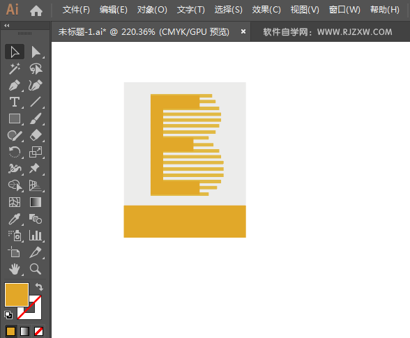 光大银行LOGO绘制的方法