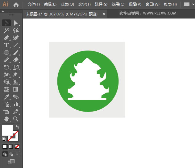 塔楼标识的绘制方法