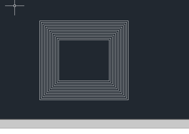 cad怎么实现连续偏移