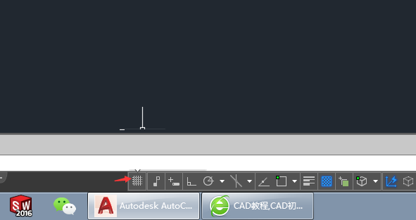 cad栅格图标没有怎么办