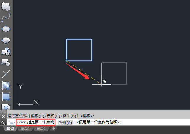 CAD单个模式复制的方法