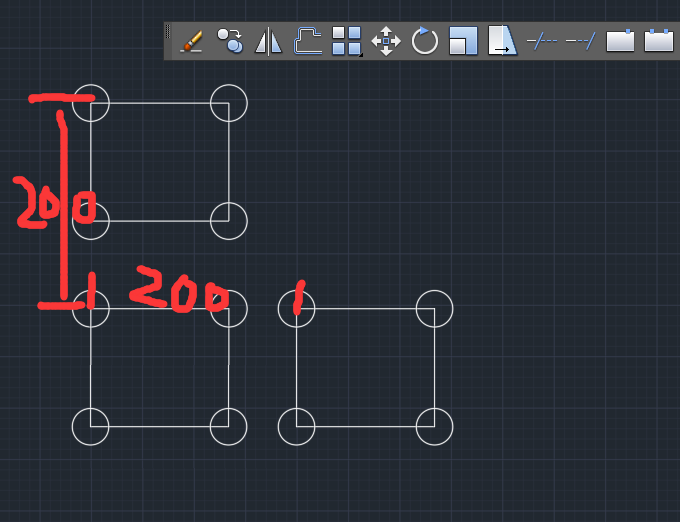cad指定距离复制