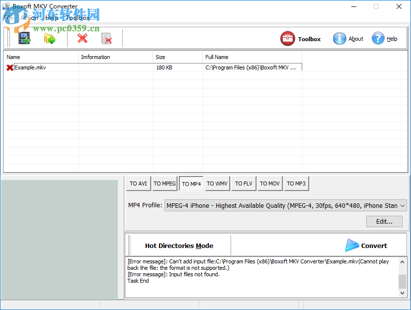 Boxoft MKV Converter将MKV转换到MP4的方法