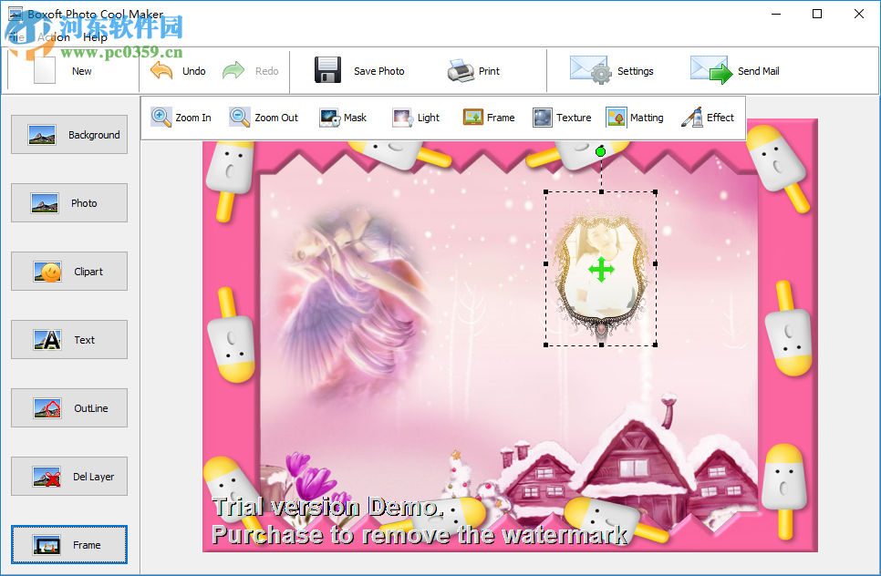 Boxoft Photo Cool Maker添加相框的方法