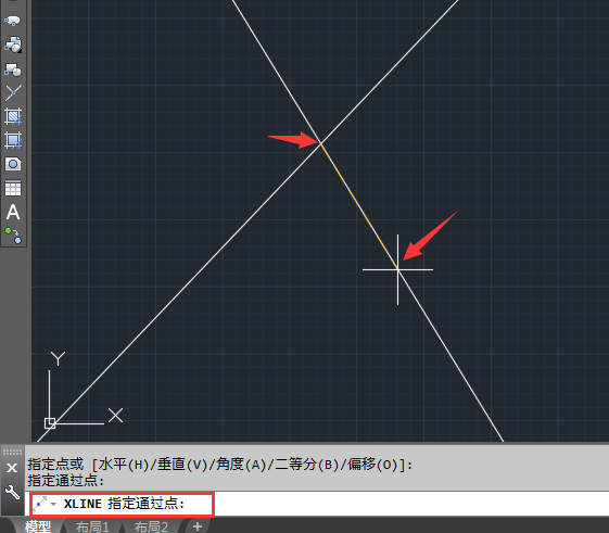 CAD2018创建无限长的线