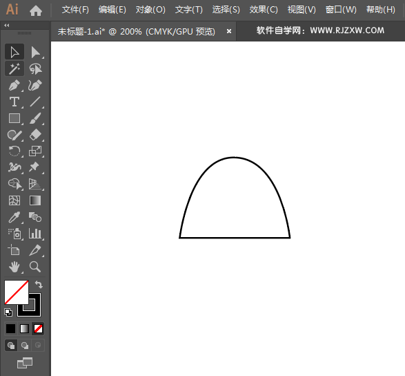 户外装备图标用AI绘制的方法