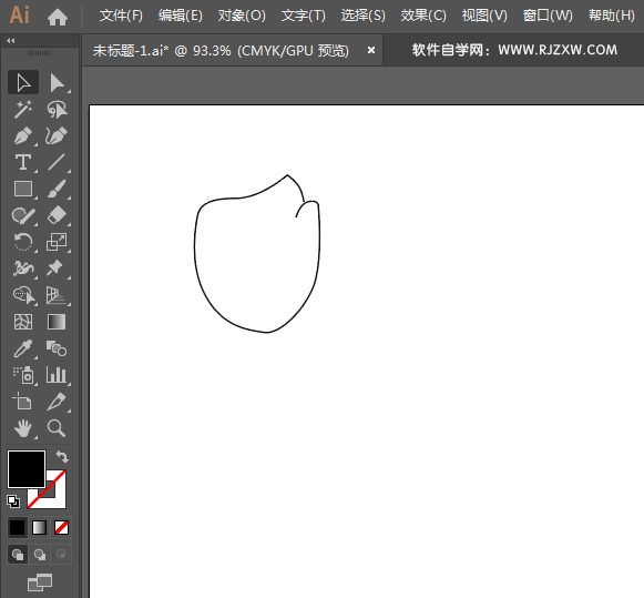 男士护理图标简笔画用AI绘制的方法