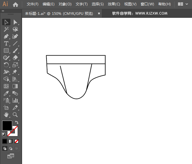 内衣睡衣简笔画用AI绘制的方法
