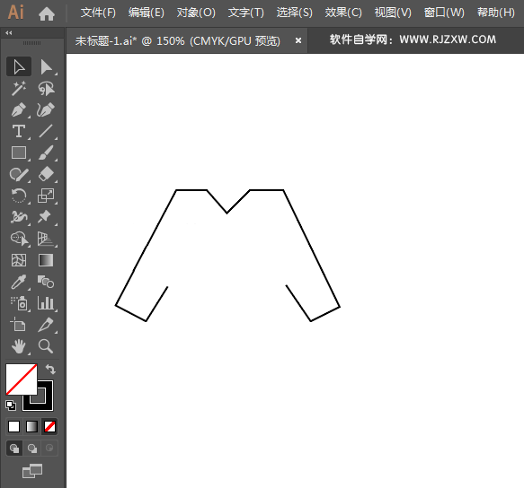 男上衣简笔画用AI绘制的方法
