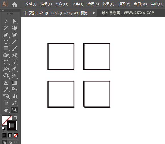 分类图标用AI设计的方法