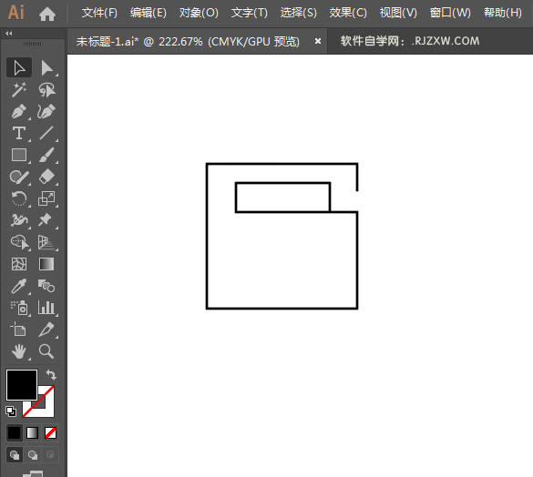 钱夹皮带标识用AI绘制的方法