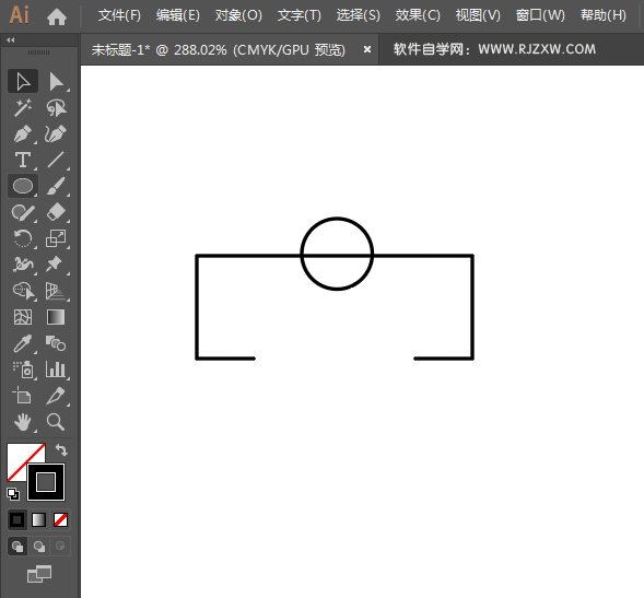 女上衣APP图标标识用AI绘制的方法