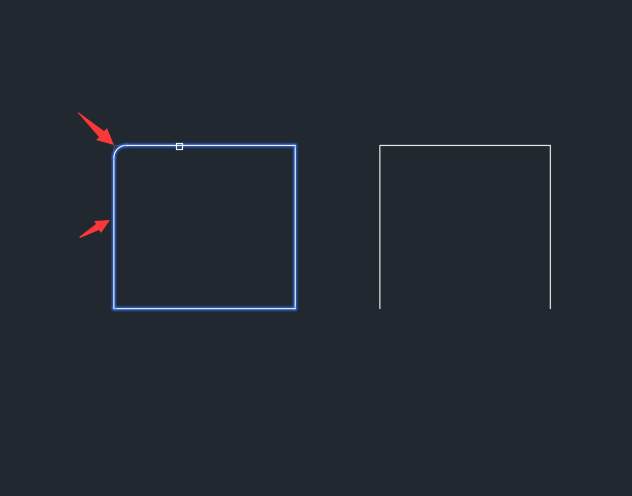 cad如何画倒角和圆角的方法