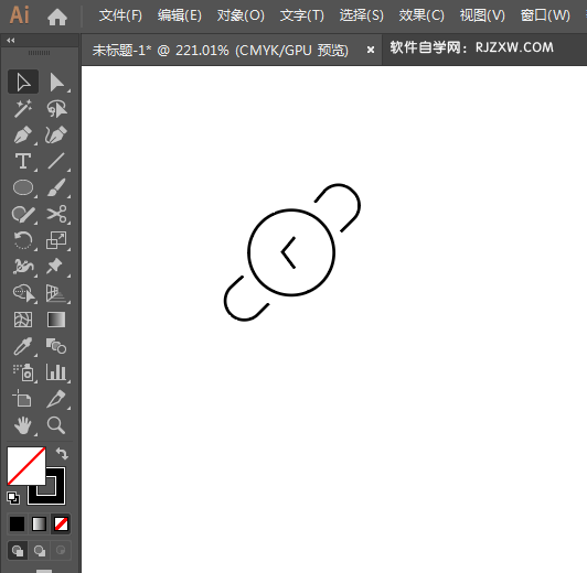 手机专卖APP标识用AI设计的方法