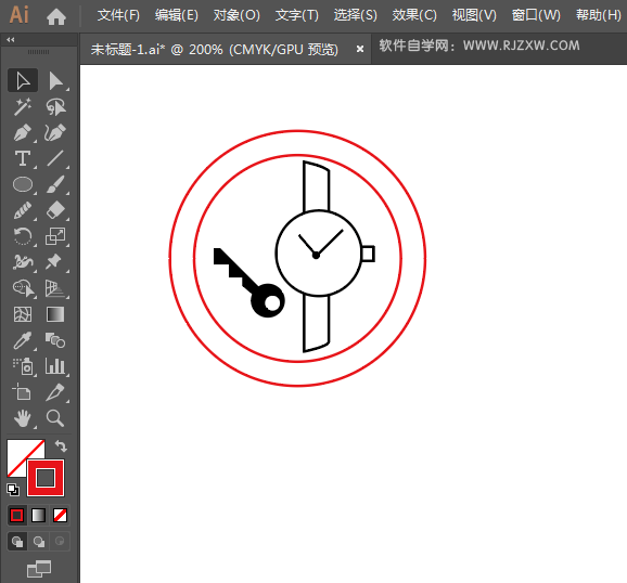 ai怎么设计禁止金属物标志