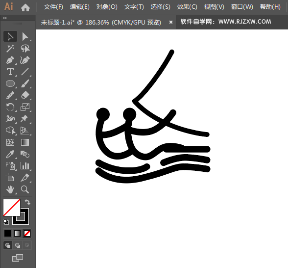 ai怎么设计帆船运动标识