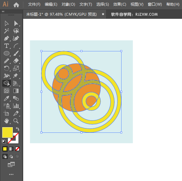 ai怎么画宁波银行标志