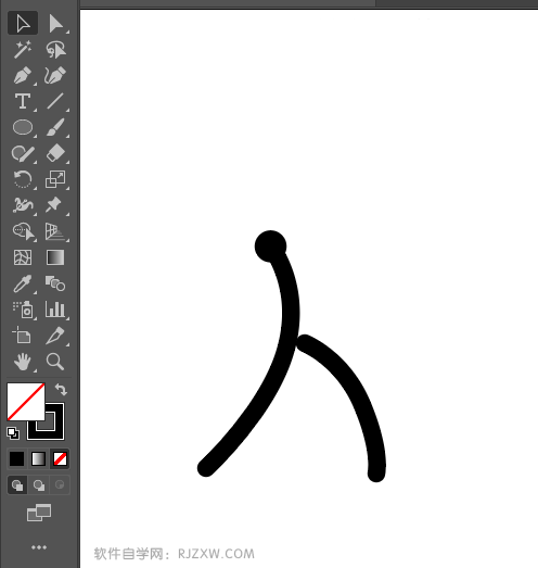 ai制作射箭标识的方法与步骤