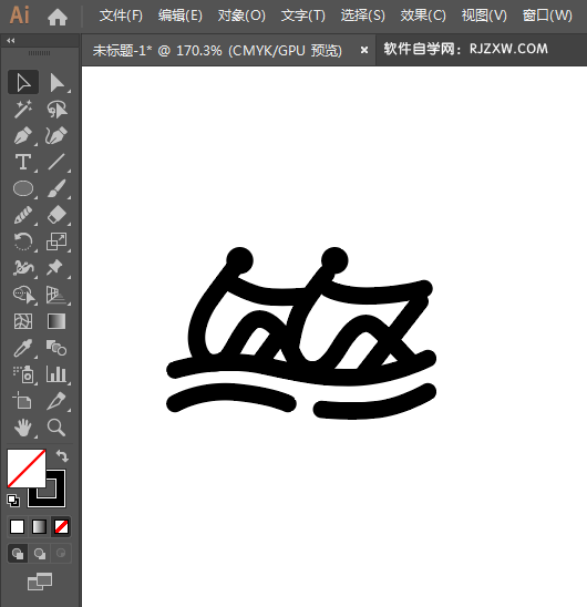 ai制作赛艇标识的方法与步骤