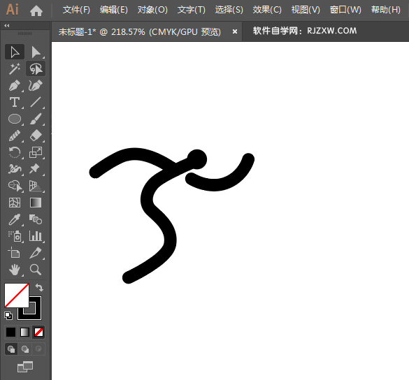 ai制作田径标识的方法与步骤