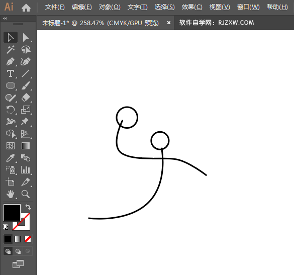 ai制作手球标识的方法与步骤