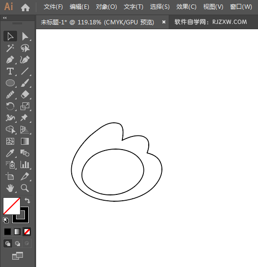 ai怎么画微博图标