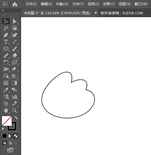 ai怎么画微博图标