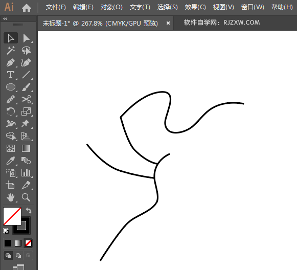 ai怎么绘制艺术体操图标