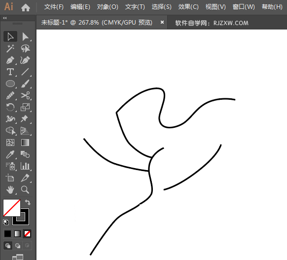 ai怎么绘制艺术体操图标