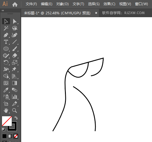 ai怎么绘制射击运动会图标
